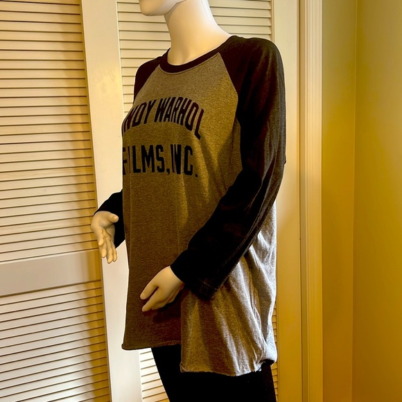 ANDY WARHOL museum women’s XL long sleeve / baseball t-shirt - Picture 3 of 6